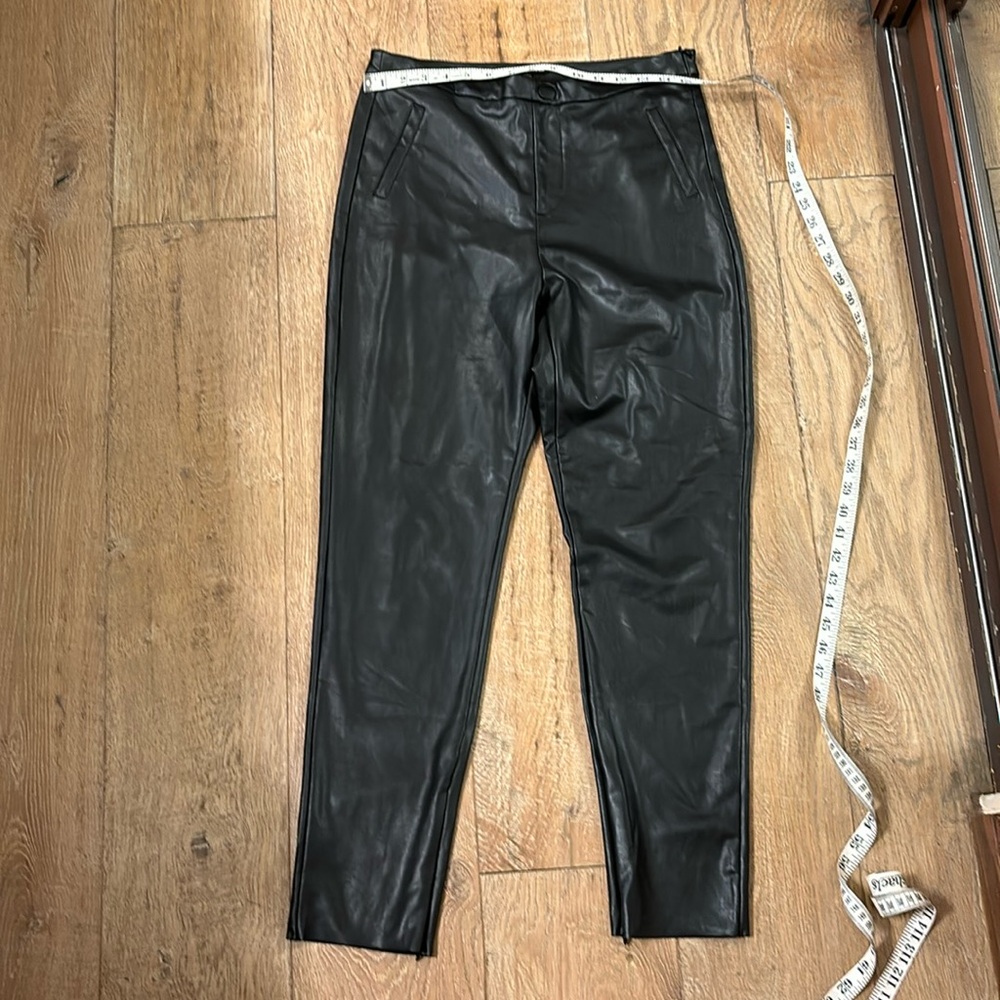 Fashion Nova Faux Leather Pants L Black